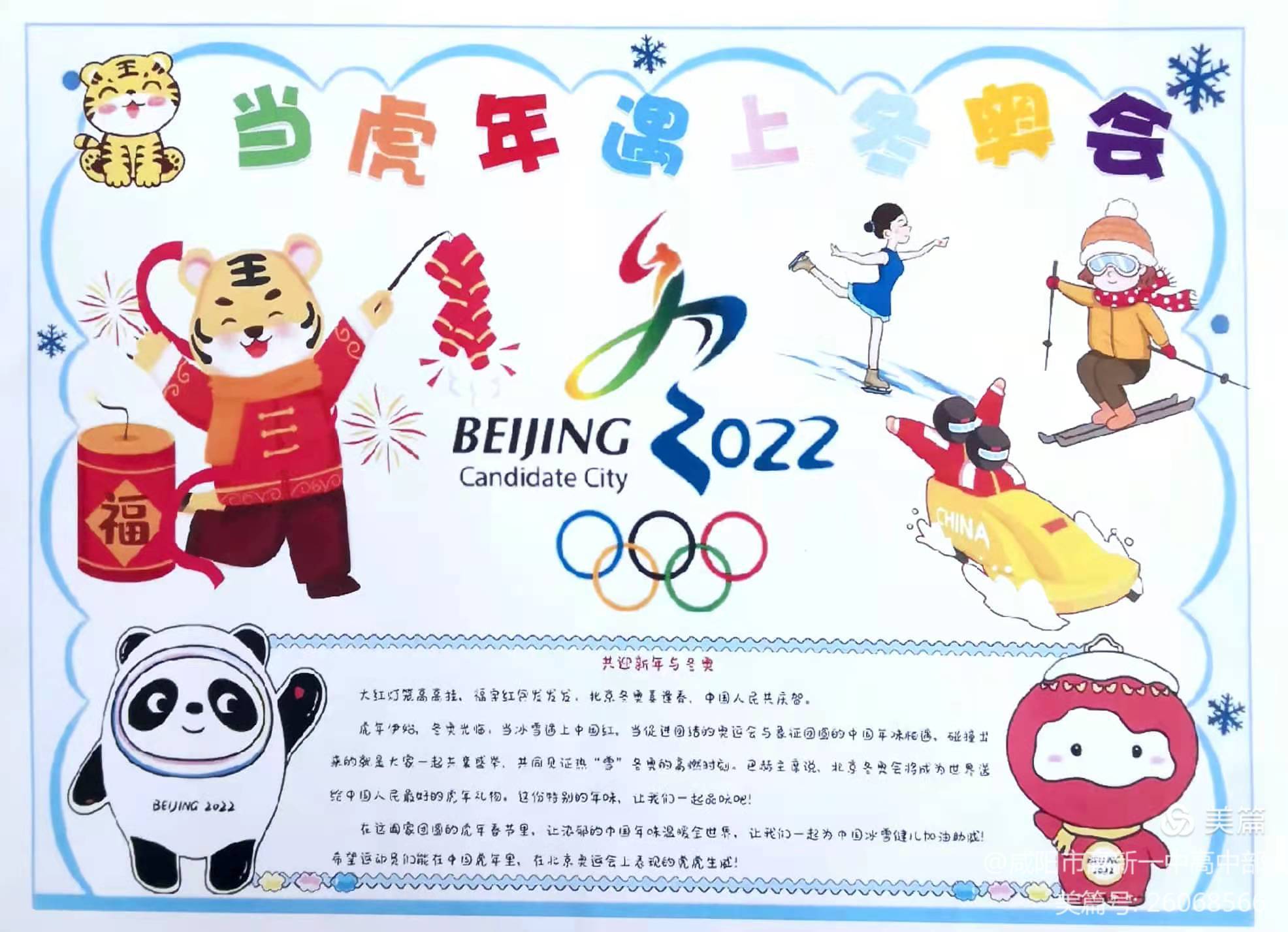 多彩寒假 创意无限&mdash;&mdash;咸阳市高新一中高二年级寒假作业之&ldquo;电子小报&rdquo;