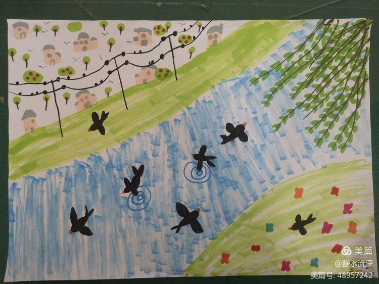 &ldquo;双减&rdquo;作业之《百花齐放引燕来》