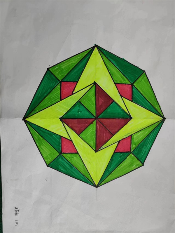 发现数学的美&mdash;&mdash;咸阳市高新一中初中部八年级数学《简单的图案设计》