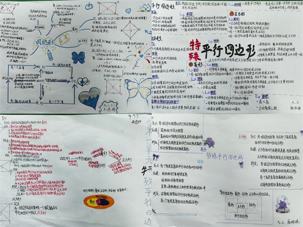在总结中思考 在思考中内化&mdash;&mdash;咸阳市高新一中初中部开展数学手抄报活动